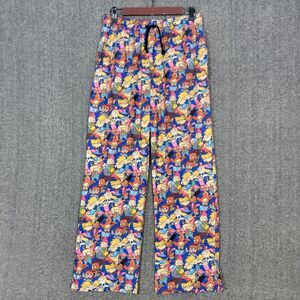 Nickelodeon Pajama Pants Mens Small Lounge PJs Rugrats Ren & Stimpy Hey Arnold